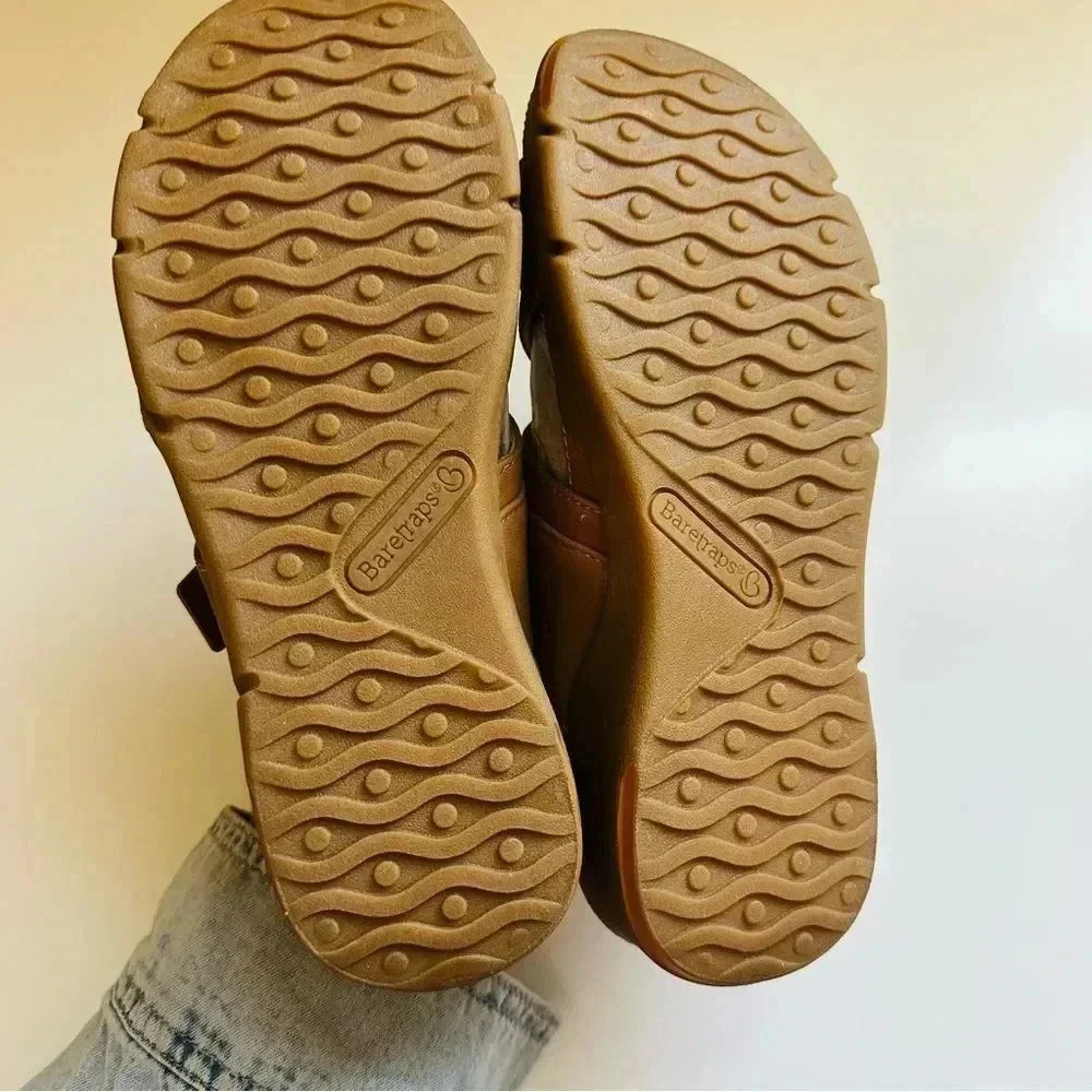 NIB Baretraps Nalani Caramel Slide Sandals - Picture 7 of 8